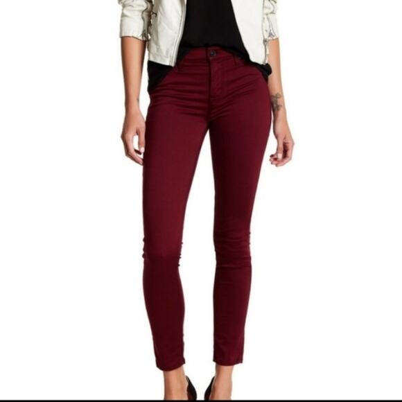 Hudson Nico Midrise Ankle Super Skinny FP RGRT WMA407SMT Hudson Skinny Jeans 25 - Picture 1 of 9